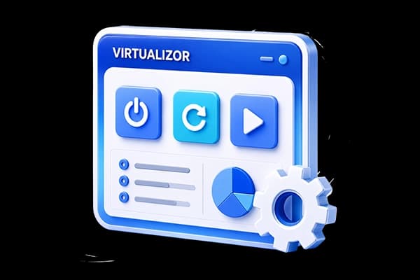 مدیریت با virtualizor